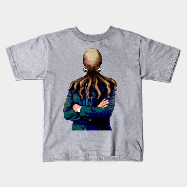 Seriously Octopied Kids T-Shirt by CaptJonno